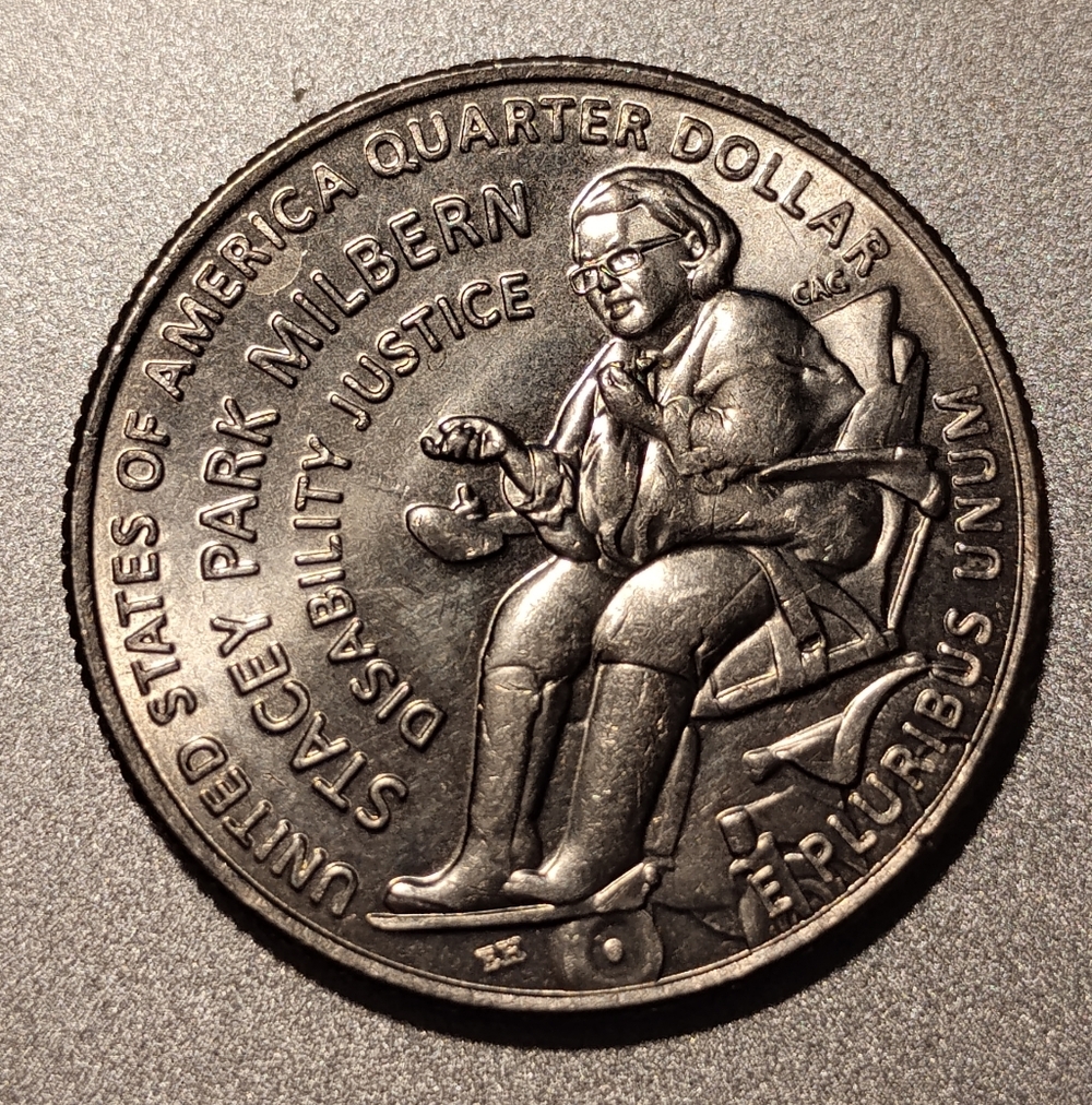 Stacey Park Milbern Commemorative Quarter Dollar  2025 D Circulated Collectable